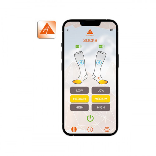 Чорапи с отопление Alpenheat Fire cotton APP Чорапи с отопление Alpenheat Fire cotton APP